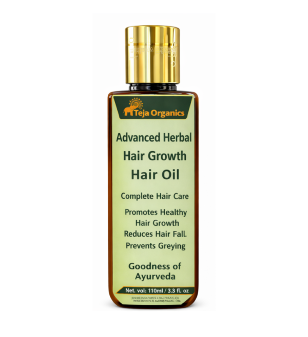 Advance Herbal Hair Growth Hair Oil 110 ml | Ayurvedic Herbal Hair Oil for Stronger, Thicker & Healthier Hair | Supports Hair Growth, Reduces Hair Fall & Nourishes Scalp