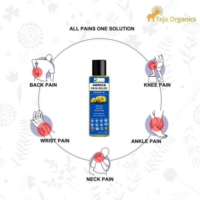 Arnica Pain Relief Massage Oil -Thumbnail1
