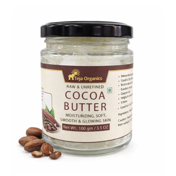 Cocoa Butter 100g | Deep Moisturizing Body Butter | Skin Repair, Stretch Mark Care, Soft & Smooth Skin | Rich Hydration | No Parabens, No Sulphates