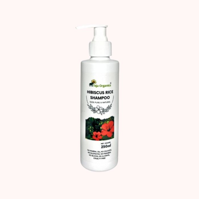 Hibiscus Rice Shampoo 100% Pure & Natural