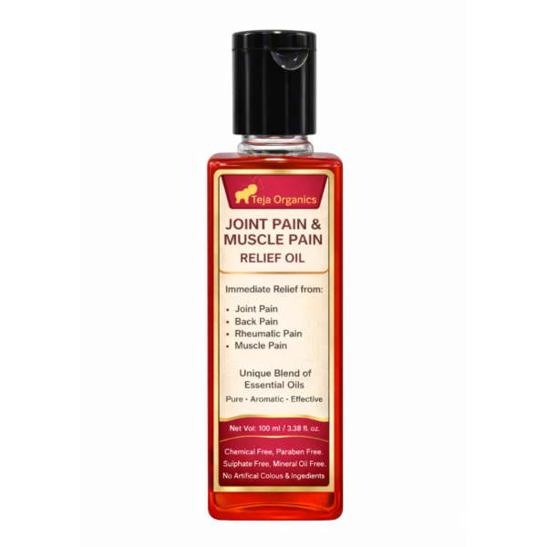 Joint Pain & Muscle Pain Relief Oil 100ml | Ayurvedic Herbal Massage Oil for Knee, Back & Shoulder Comfort | Supports Relief from Stiffness & Soreness