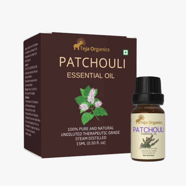 Patchouli Essential Oil 15ml | 100% Pure Natural Aromatherapy Oil | Improve skin texture | support hydration | Provide a calming experience | Widely used in perfumes, skincare, and relaxation therapies.
