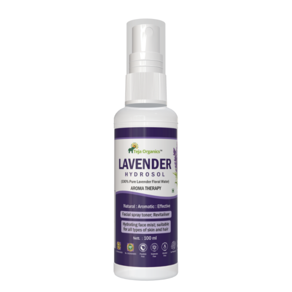 Lavender Hydrosol 100ml | 100% Pure Lavender Floral Water | Facial & Hair Spray | Toner | Revitaliser | Eco-friendly