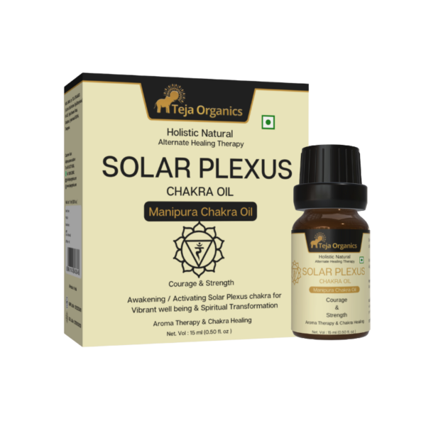 Solar Plexus Chakra Oil (Manipura Chakra) 15 ml | Aromatherapy Essential Oil Blend for Courage & Strength  | External Use