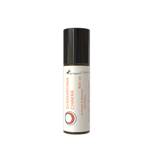 Swadhisthana Chakra Roll-On (Sacral Chakra) 10 ml | Aromatherapy Roll-On for Sensuality , Creativity, Pleasure & Relationship | External Use